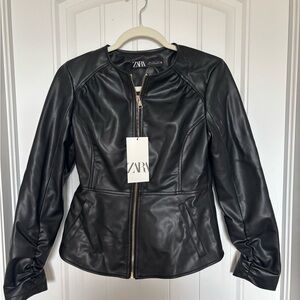 ZARA Faux Leather Jacket